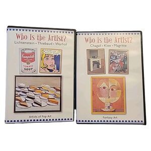 2 Art Education Who's The Artist? DVDs‎ Pop & Fantasy Art Homeschool Art Class